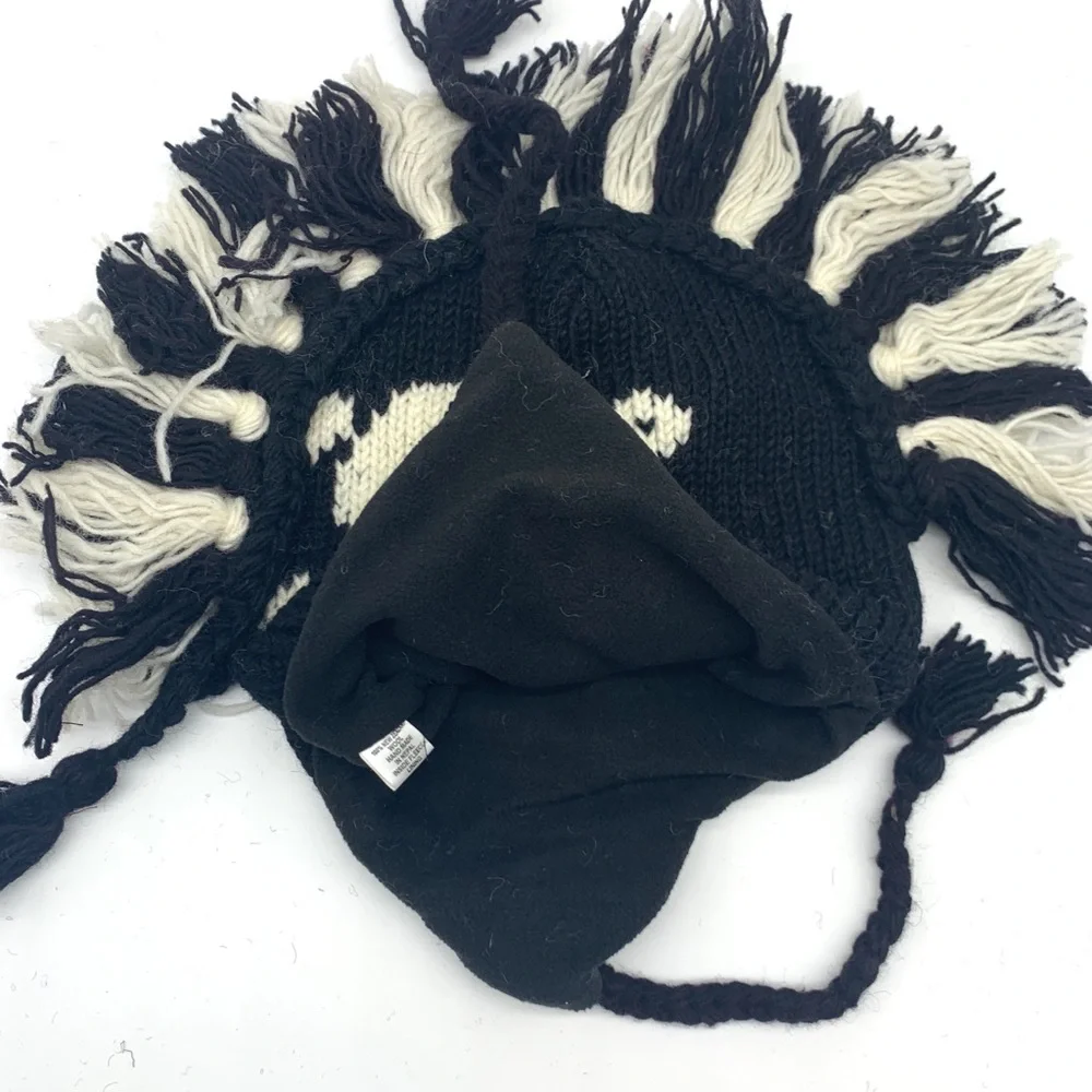 Mohawk Skull Beanie